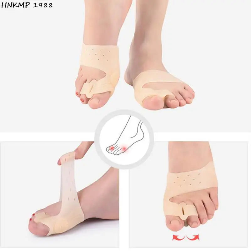 Silicone Toe Separador para Bunion, Bunion Corrector, Bunion Valgus, Dedo Haluksy, Hallux